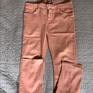 Burgundy Jeans barely worn